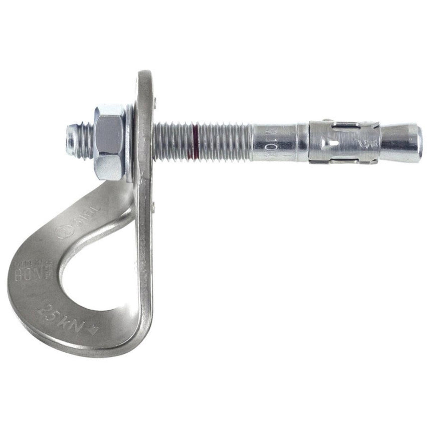 Pllaqueta Fixe 1 inox 316L M10 Pack + Parabolt 316L M10x90mm Pack 100 uni.