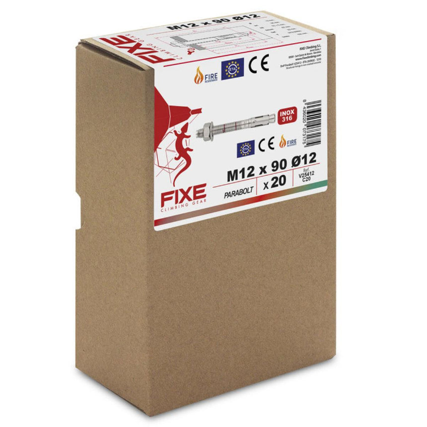 Parabolt 316L M12x90mm Pack 20uni.