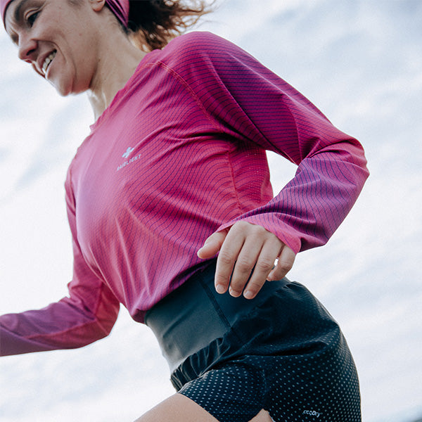 Camiseta de trail WARM ECODRY para mujer