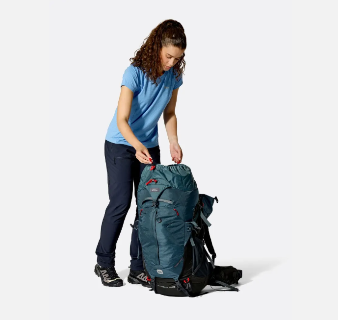 MOCHILA DE TREKKING HYPERON ND 80L MUJER