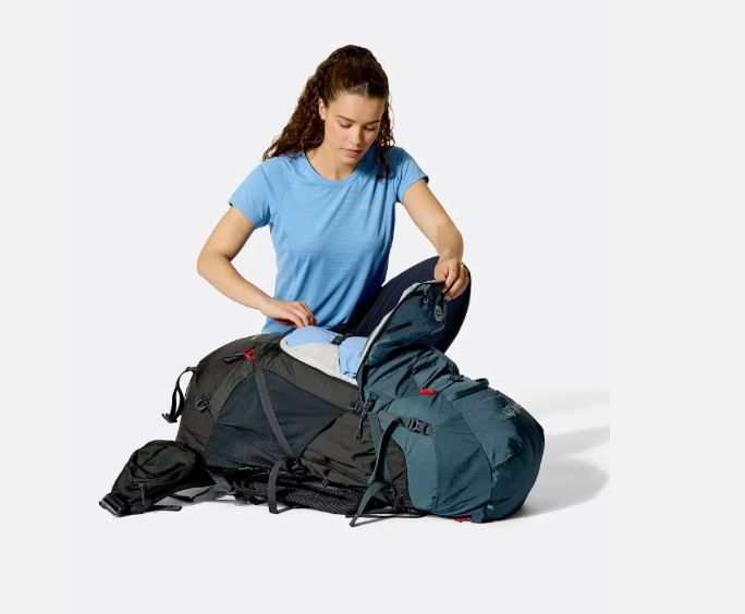 MOCHILA DE TREKKING HYPERON ND 80L MUJER