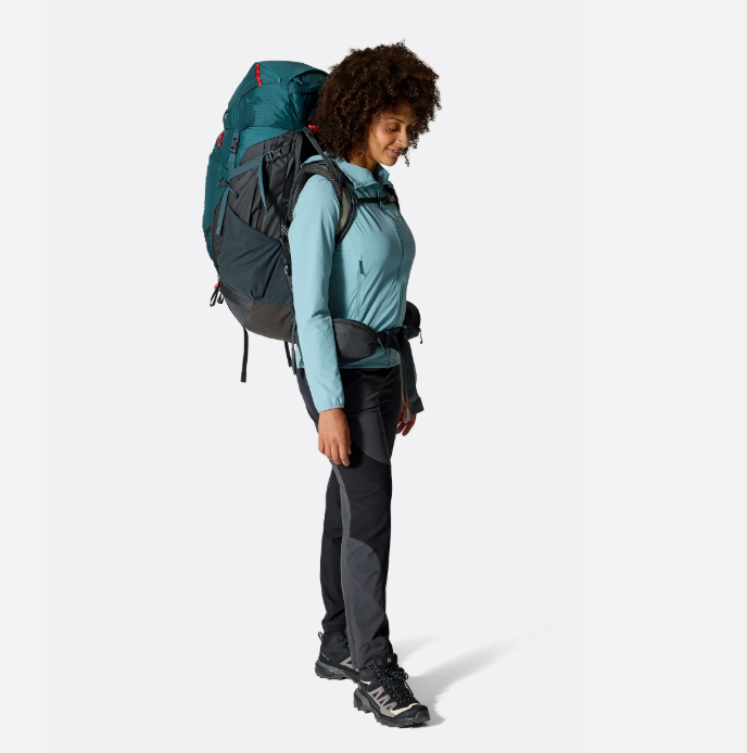 MOCHILA DE TREKKING HYPERON ND 65L MUJER