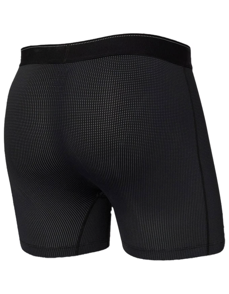 QUEST BOXER BRIEF FLY BLACK II