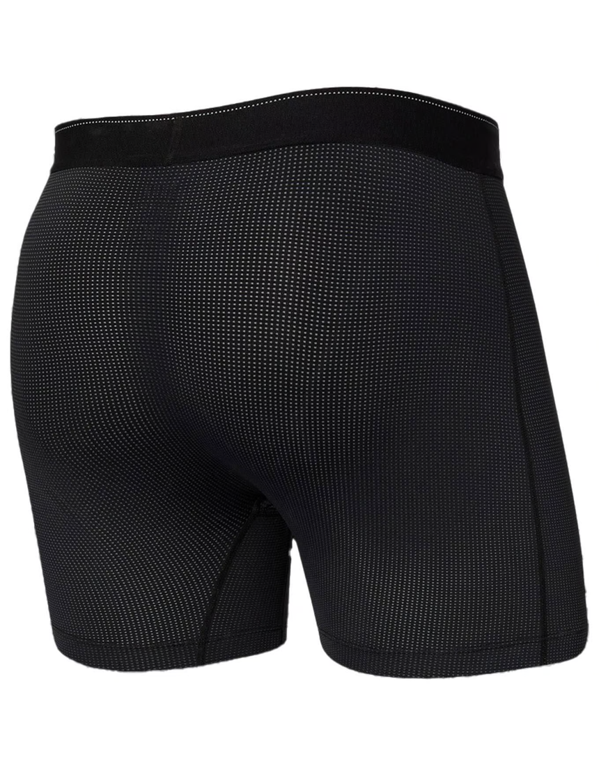 QUEST BOXER BRIEF FLY BLACK II