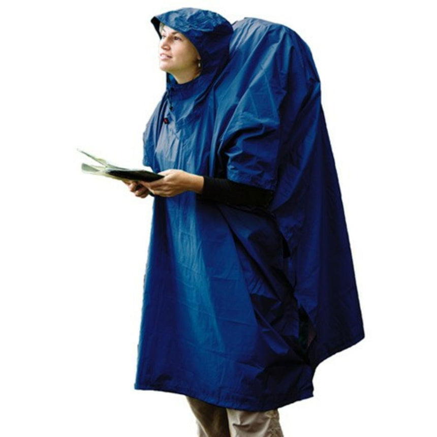 TOLDO/PONCHO DE NYLON AZUL