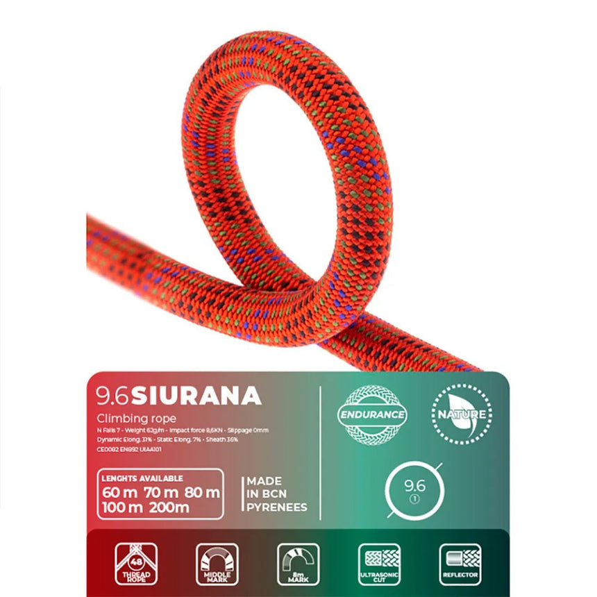 9,6 SIURANA Red, 60m