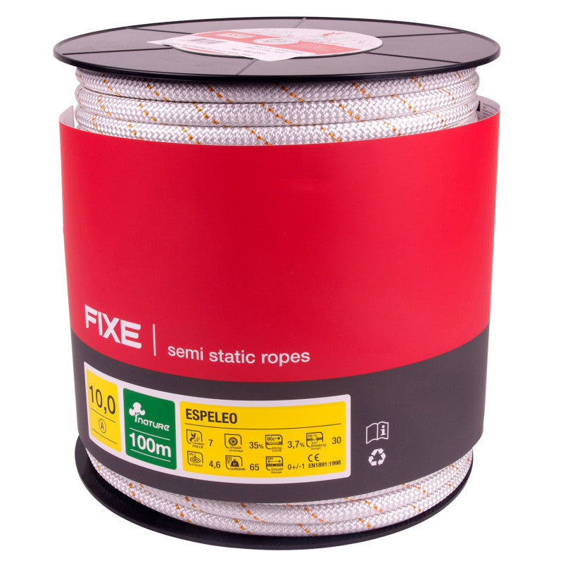 CUERDA ESPELEO 10mm 200m BLANCA