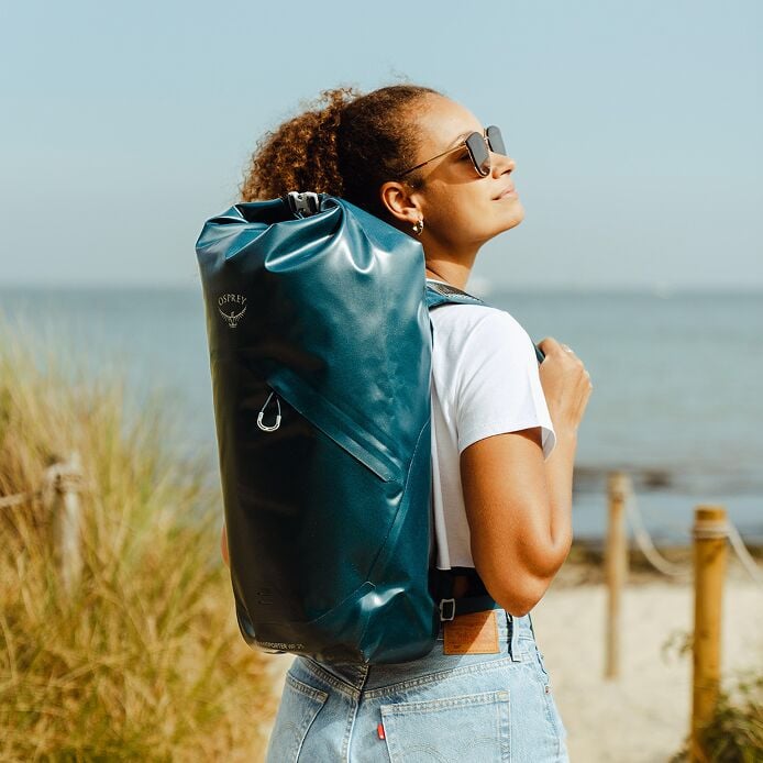 TRANSPORTER ROLL TOP WP 25 NIGHT JUNGLE BLUE