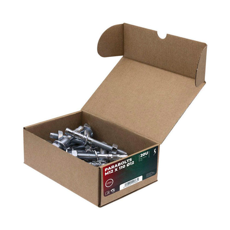 Caja parabolts M12x110mm 20 unidades