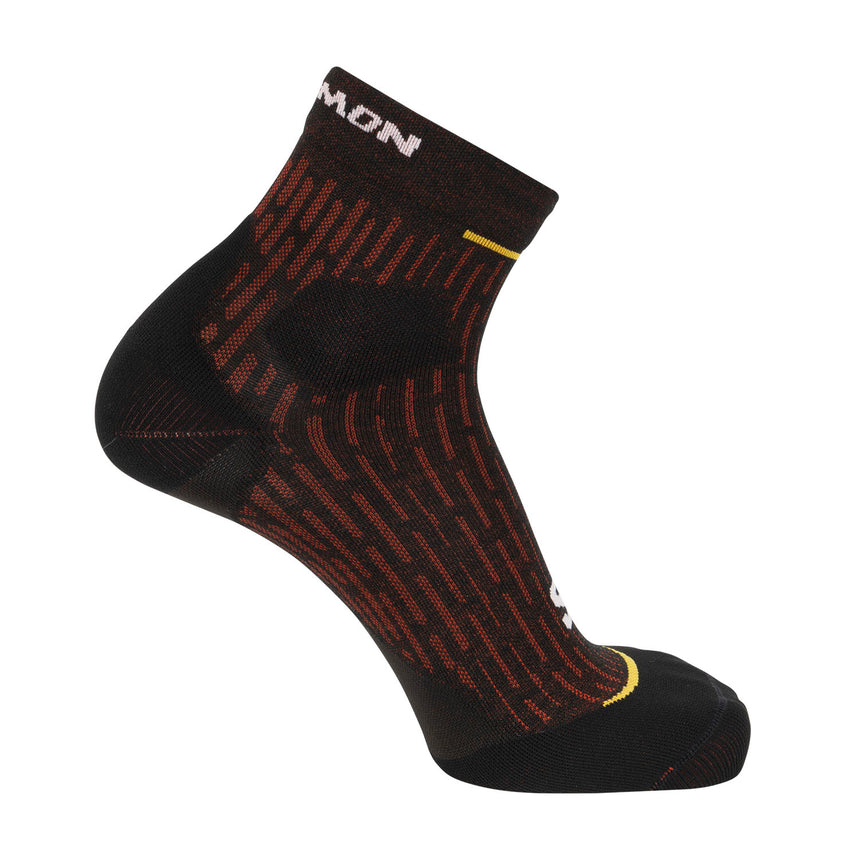 CALCETINES ULTRA GLIDE ANKLE BLACK/HIGH RISK RED