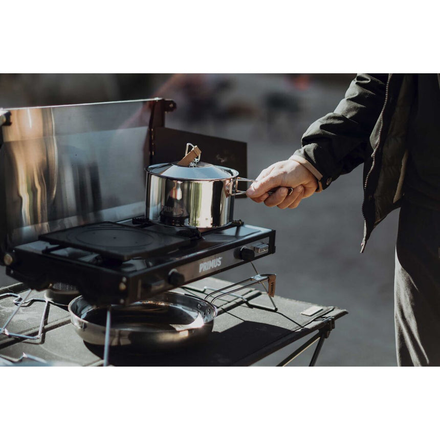 CAMPFIRE COOKSET LARGE BATERÍA INOX