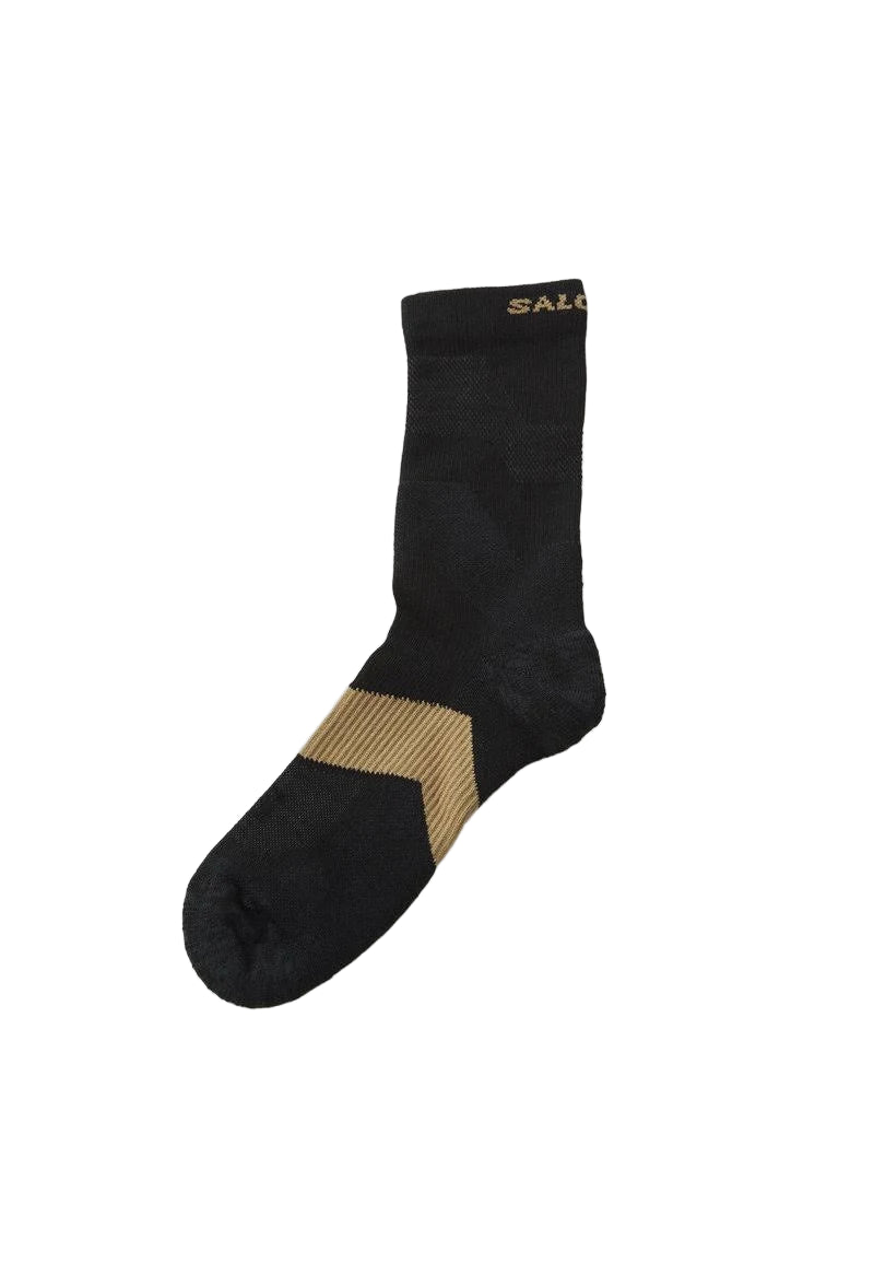 CALCETINES X ULTRA CREW BLACK/KELP