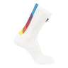 CALCETINES PULSE RACE FLAG CREW WHITE