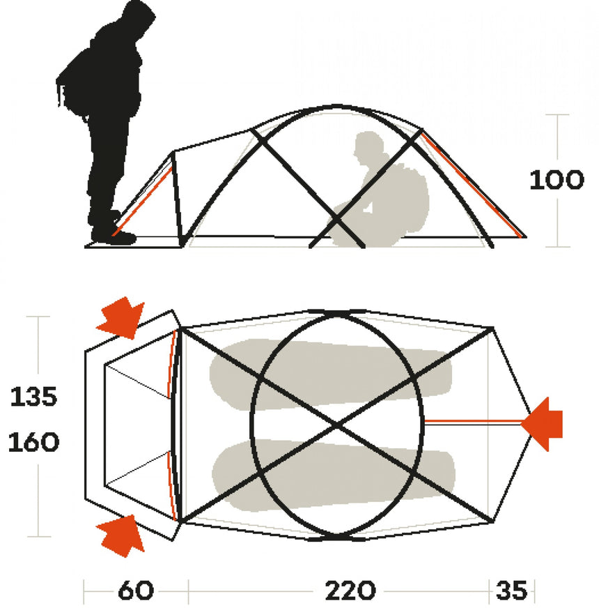 SNOWBOUND 2 TENT