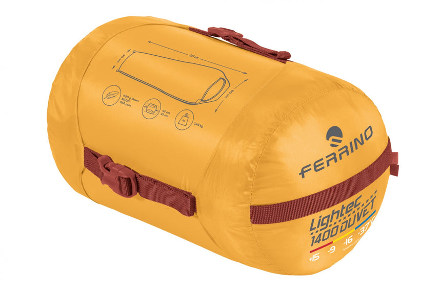 SLEEPINGBAG LIGHTECH 1400 DUVET RDS DOWN