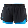 AGILE 2IN1 SHORT W BLACK/BLITHE