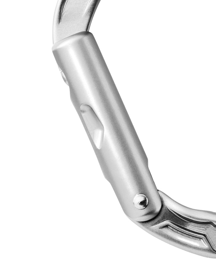 MISSION STRAIGHT Silver mosquetón