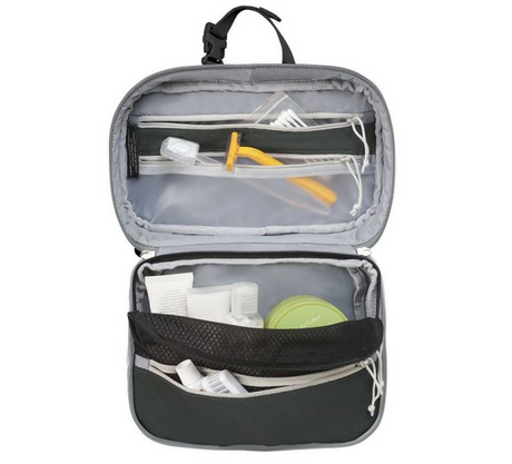 TRANSPORTER HANGING TOILETRY KIT Smoke Grey