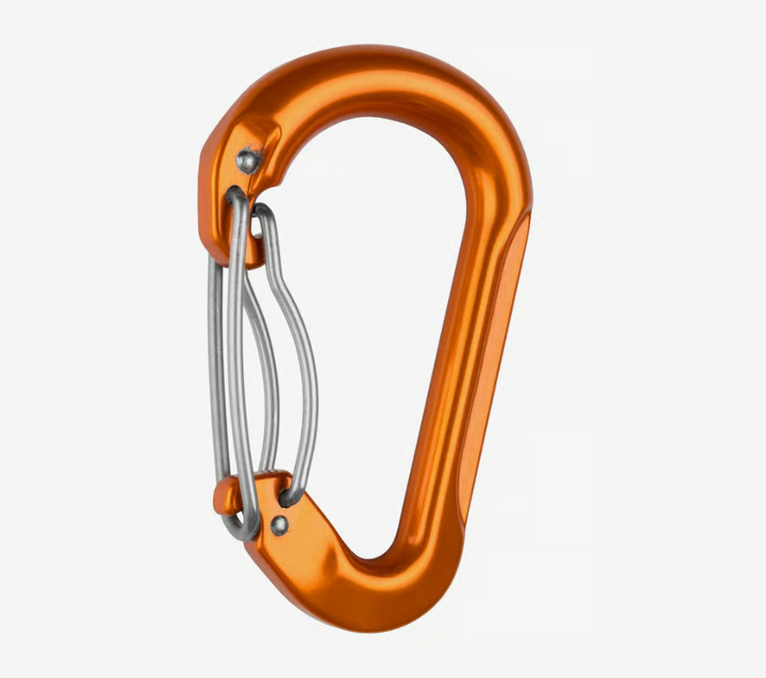 Mosquetón K3GH PLUME TWIN GATE HMS