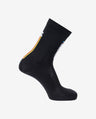 CALCETINES PULSE RACE FLAG CREW BLACK