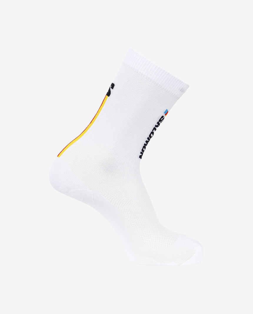 CALCETINES PULSE RACE FLAG CREW WHITE
