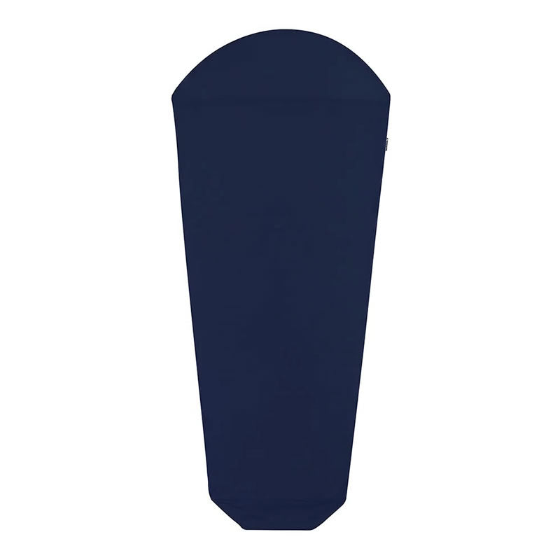 Saco sábana seda/algodón momia azul marino