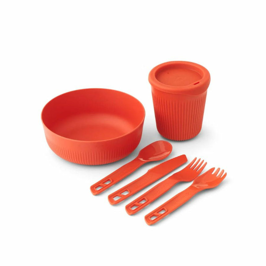 Set vajilla PASSAGE 6 piezas naranja