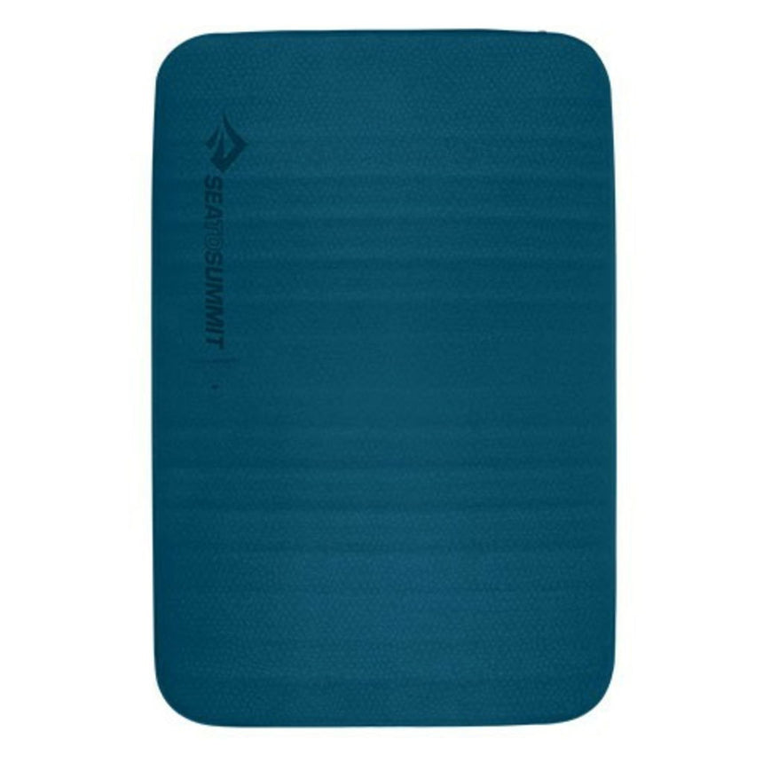 Colchoneta autohinchable COMFORT DELUXE doble azul ASM2065-01221607