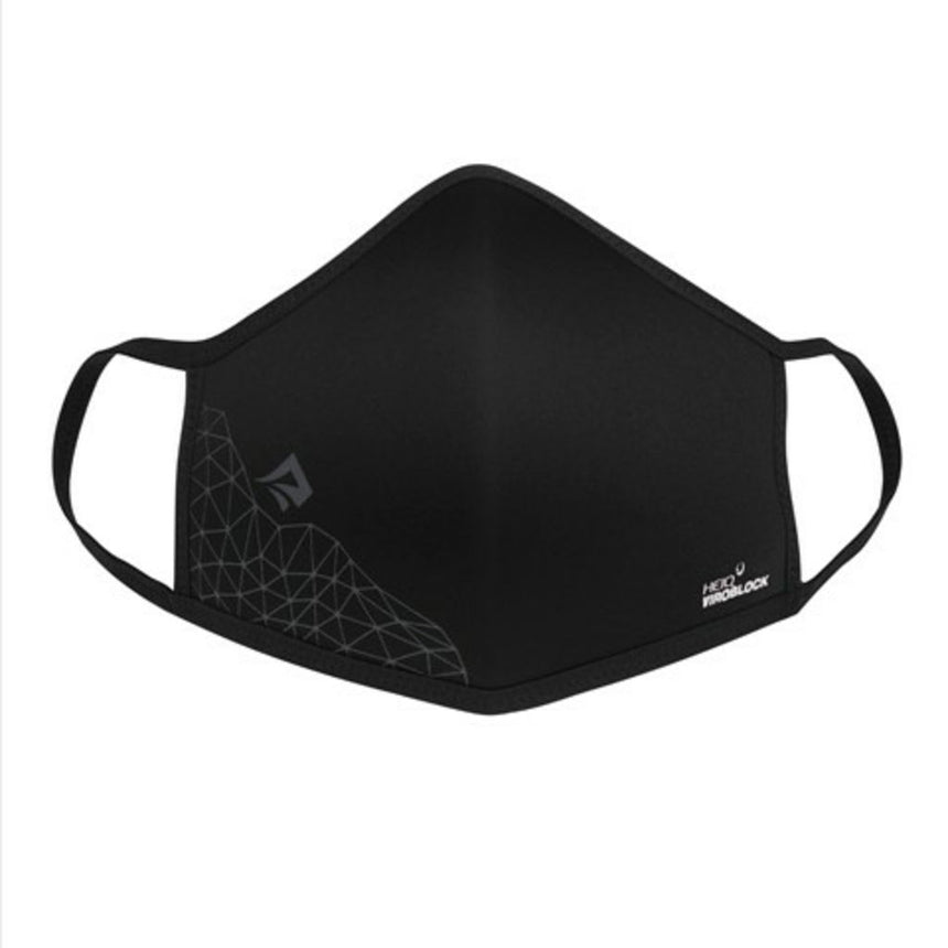 Mascarilla mediana HEIQ VIROBLOCK R negra ATLFMVBRGBK