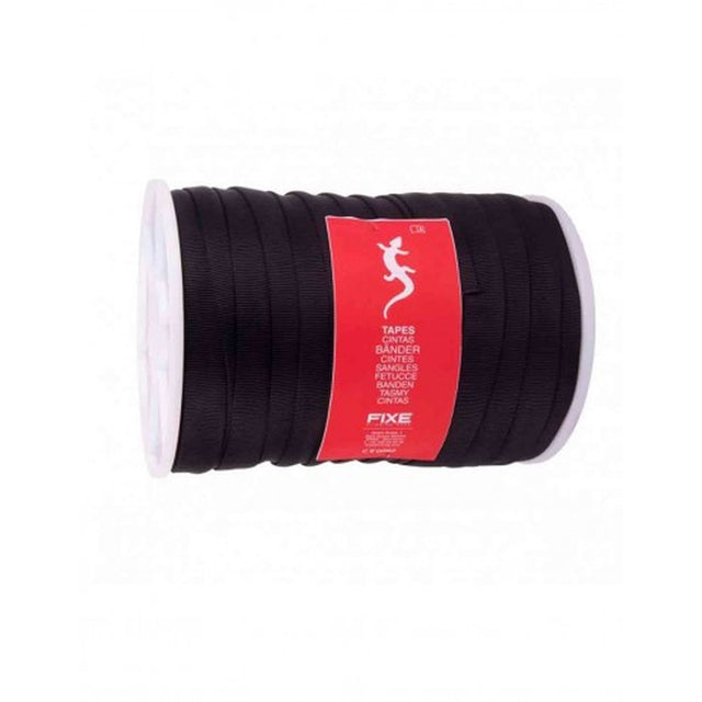 CINTA TUBULAR 25 MM NEGRE 100 MTS