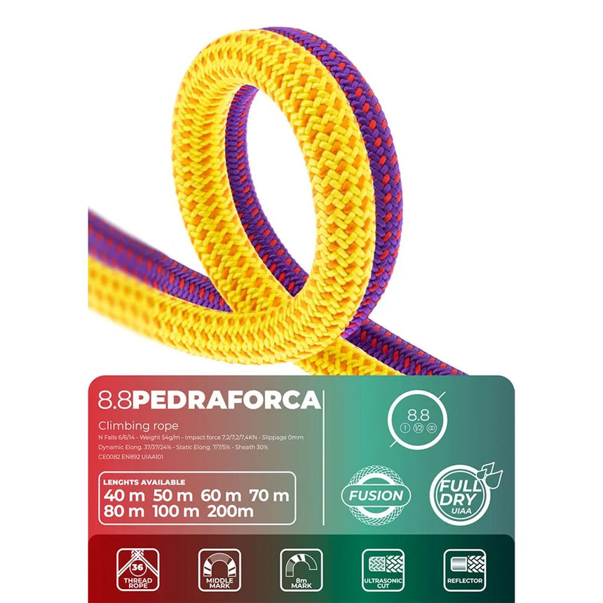 8,8 PEDRAFORCA Yellow, 70m