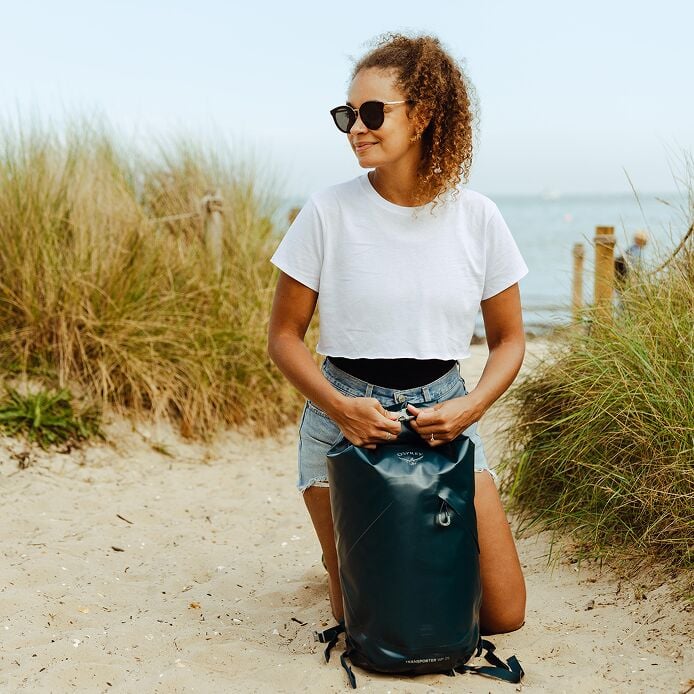 TRANSPORTER ROLL TOP WP 25 NIGHT JUNGLE BLUE