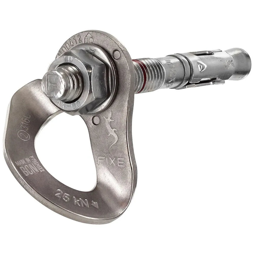 Plaqueta Fixe1 inox 316L M12 + Parabolt 316L M12x90mm Pack 100 uni.