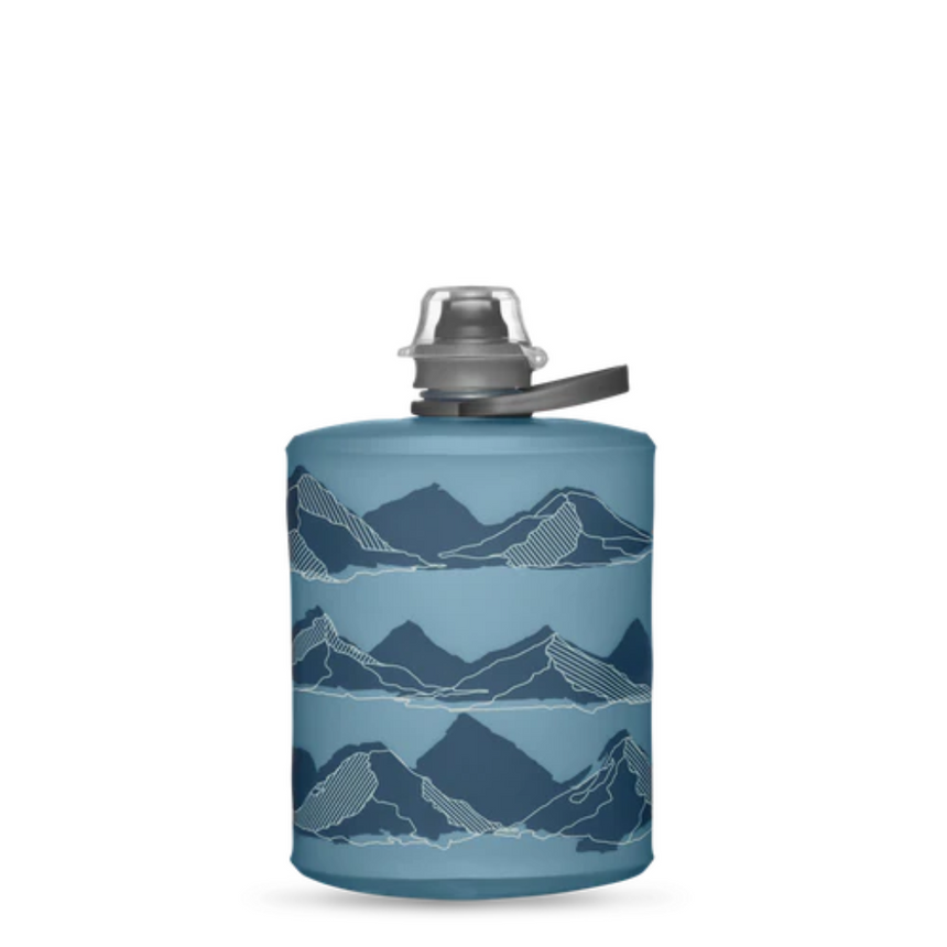 Bidón flexible STOW 500ml azul  montañas HYGS341TMN