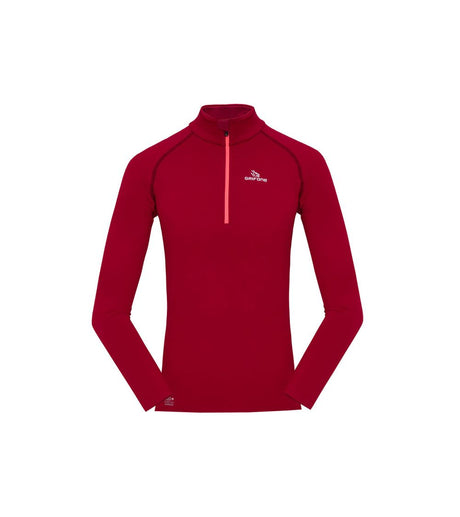 LLIRT LADY 1/2 ZIP T-SHIRT L/S