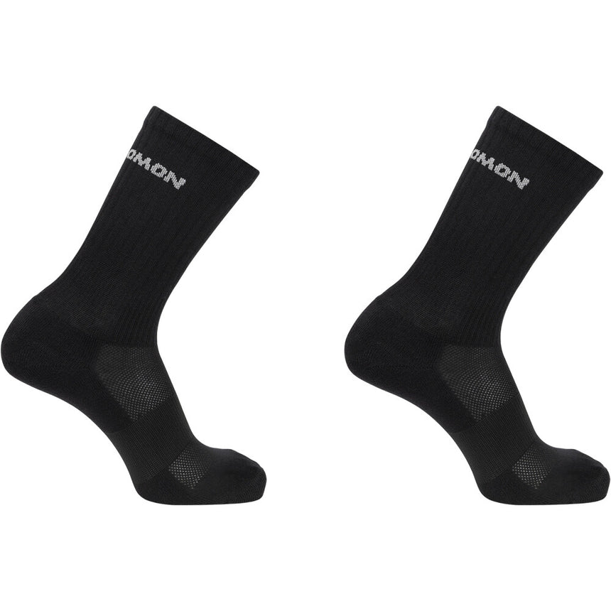 MITJONS EVASION CREW 2-PACK BLACK/BLA