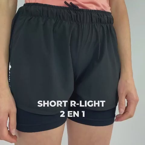 Pantalones cortos de trail R-LIGHT 2IN1 Mujer