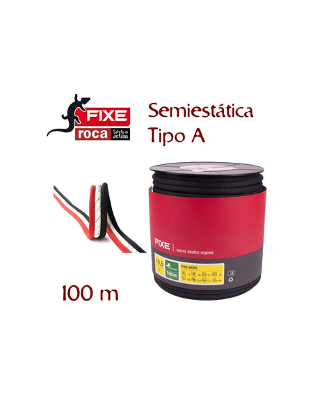 CUERDA PRO ROPE 10.5mm 100M NEGRA