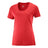 AGILE SS TEE W RED CHILI/HEATHER/SCARLET