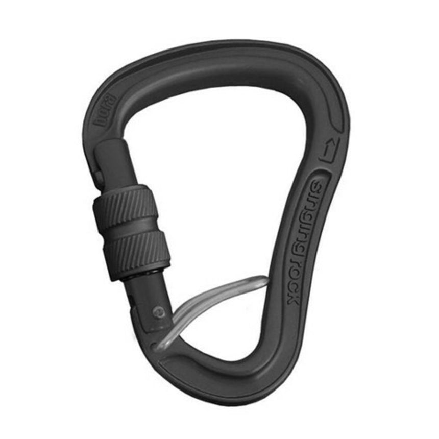 Mosquetón BORA GP rosca negro SRK0107BP00