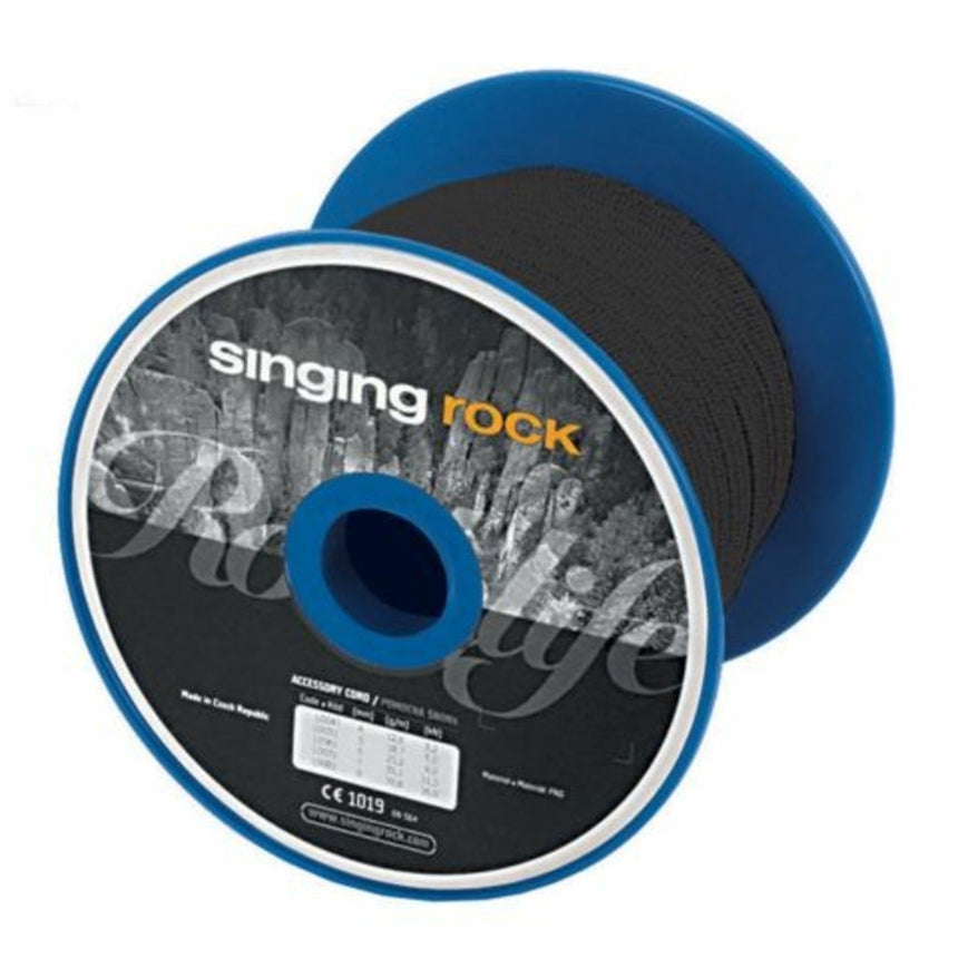 CORDINO 6mm, 100 m bobina negro SRL0061BB10