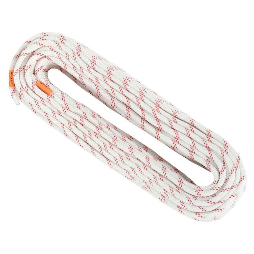 Corda semi-estàtica STATIC 9 blanc/vermell 100m SRL0220WR10