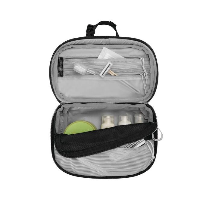 TRANSPORTER HANGING TOILETRY KIT Black